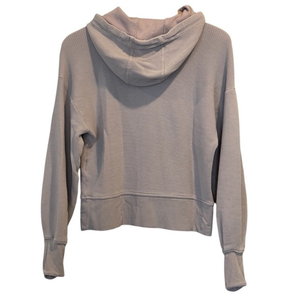 Athleta Balance Waffle Knit Hoodie Sweatshirt, Size XXS, Tinsel Purple, Casual - Picture 4 of 15